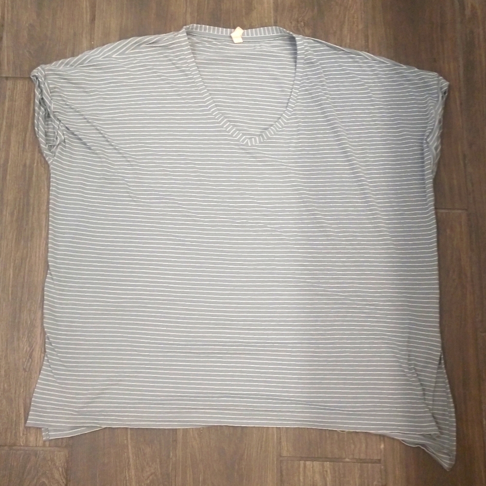 Striped Sky Blue Wishlist Tee